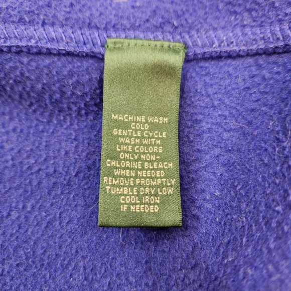 L-RL Lauren Active Ralph Lauren Mens Size Large Blue Fleece Jacket Fu… - Picture 7 of 12